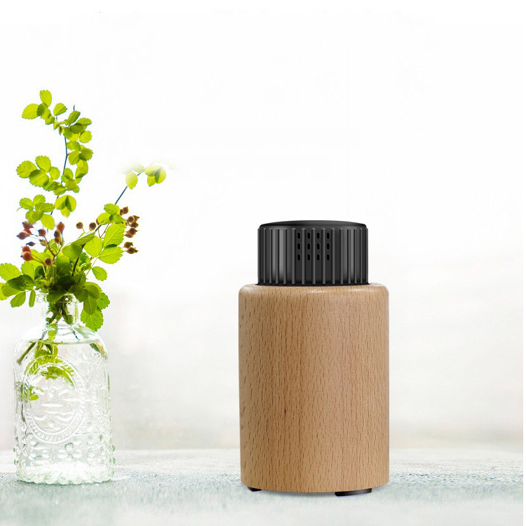 Diffusore di olio aromatico in legno per auto Mini portatile USB