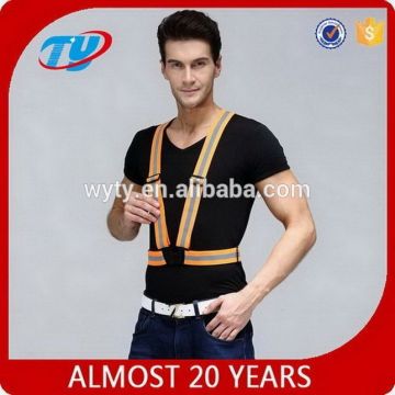 reflective elastic running vest jogging belt