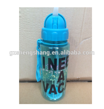 kids water bottle children drinking straw water bottle