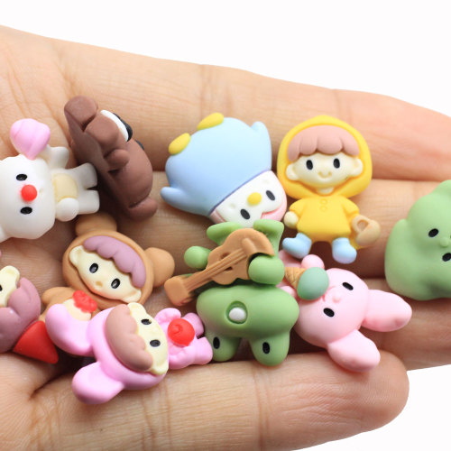 Resin Cartoon Cabochon Embellishment Flatback For Scrapbooking DIY Craft Kids Shoe Jewelry Favor