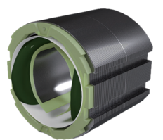 Motor stator/rotor insulation powder coating