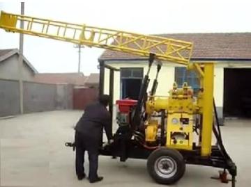 trailor mounted water well drilling rig HZ-200TD