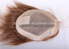 Wholesale high quality human natural hair super thin skin toupee