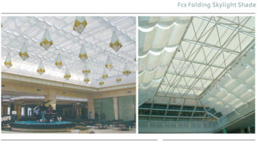 2014 fantastic smart Roof Skylight / Indoor door Roller Blinds/Electric/Motorized Skylight shades