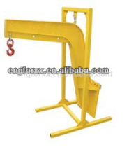 overhead crane forklift attachment carriage mounted jib