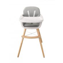 Chaise haute pour bébé avec plateau et pieds réglables