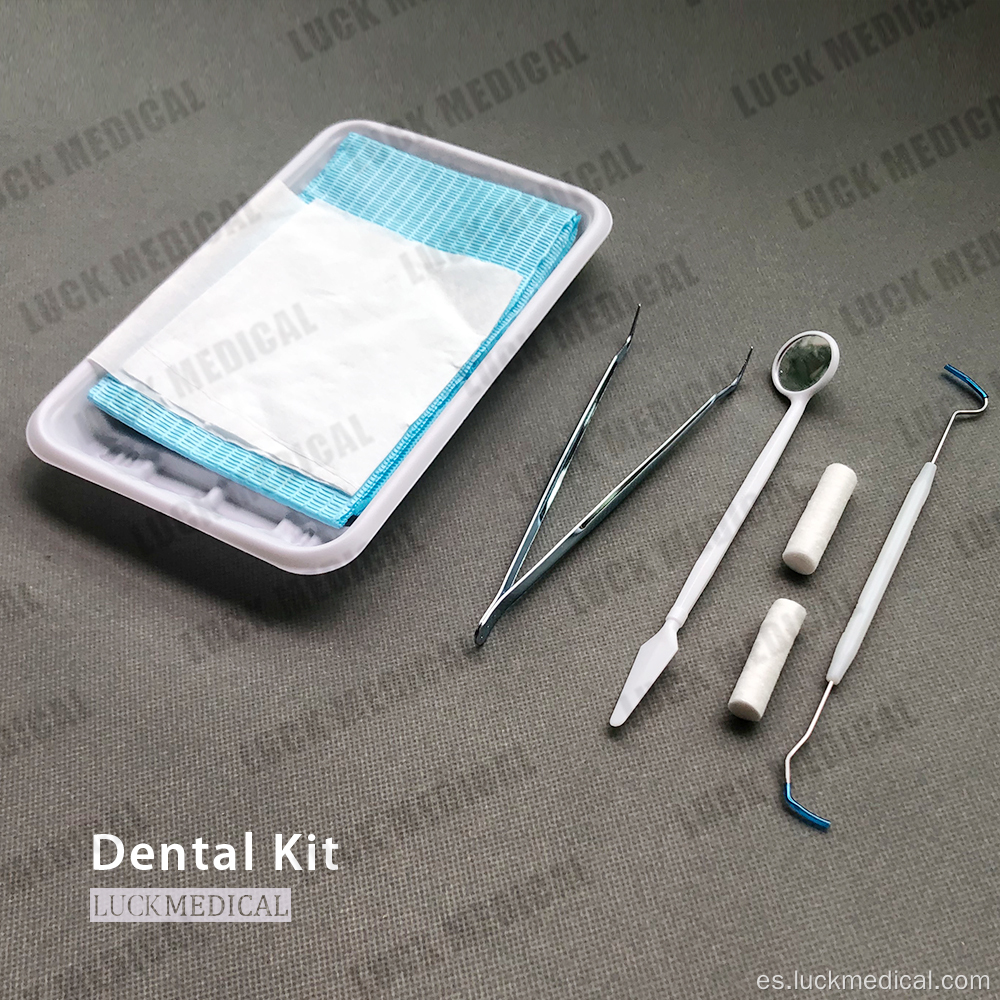 Kit de examen dental desechable