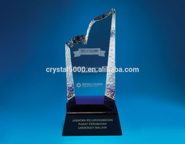 wholesale trophy crystal glass trophy awards for sports