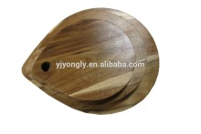 3 Pcs Acacia Wood Cheese cutting board Vegetable Cutting Board