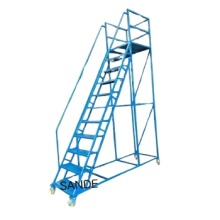 SANDE Sale: Steel Mobile Platform Ladder - Step Ladder & Ladder Platform
