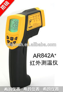High&Low Temperature Alarm Setup Infrared Thermometer AR842A+