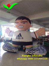 Custom inflatable soccer football goalkeeper training dummy with shaking hand