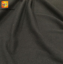 Regular product black dyed rib fabric for clothes