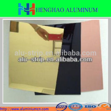 aluminum mirror sheet/colorful aluminum mirror sheet