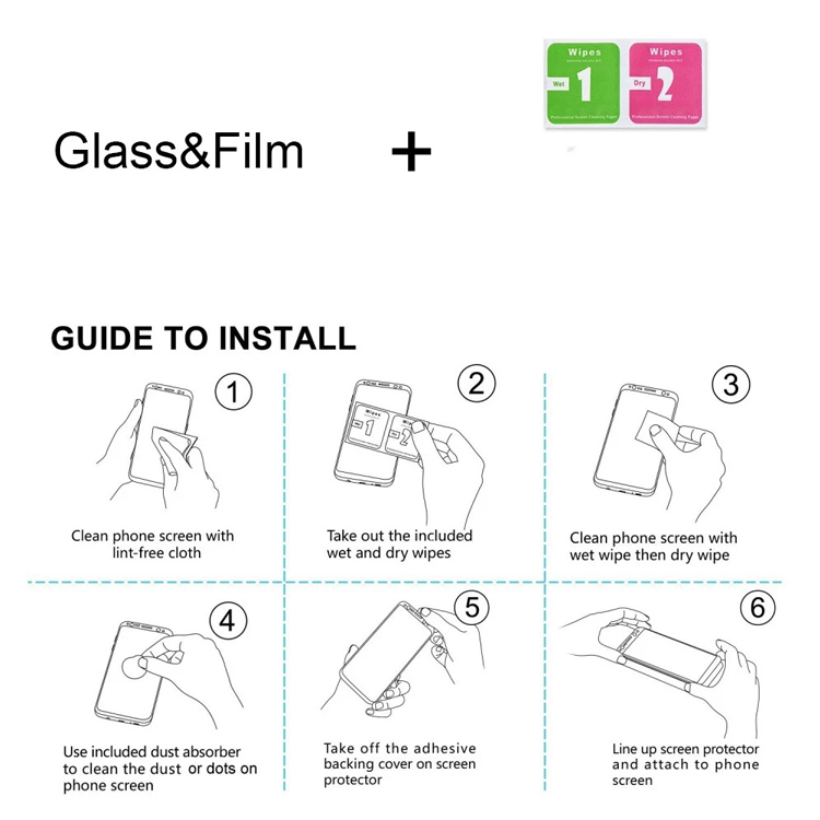 Пошаговая установка фильма. Film Install Steps.