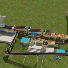 China Mining Equipment and Mineral Kaolin Ore Washing Plant