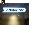 Centro comercial Way find led arrow signs lightbox