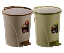 Kitchen Pedal Garbage Bins - 6L and 9.5L Plastic Waste Bins