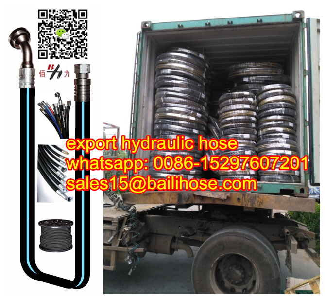 smooth cover hydraulic hose SAE 100 R1AT SAE 100 R2AT EN853 1SN EN853 2SN EN856 4SP EN856 4SH