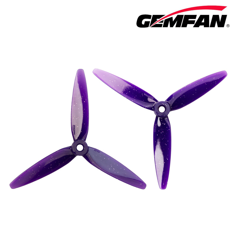 GEMFAN 5 Inch FPV Props 3D 493D PC 3 Blade for 3D Freestyle Flying