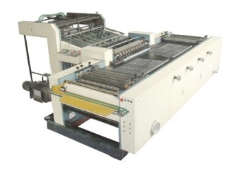 Card slitting and collating machine
