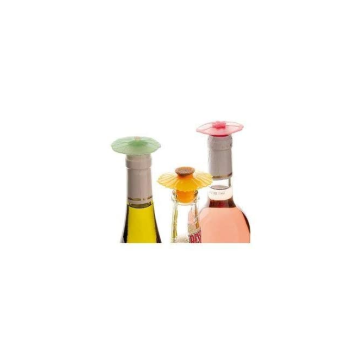 Food Grade Flower Silicone Wine Bottle Stopper