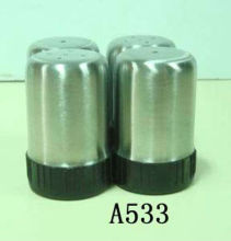 stainless pepper shaker