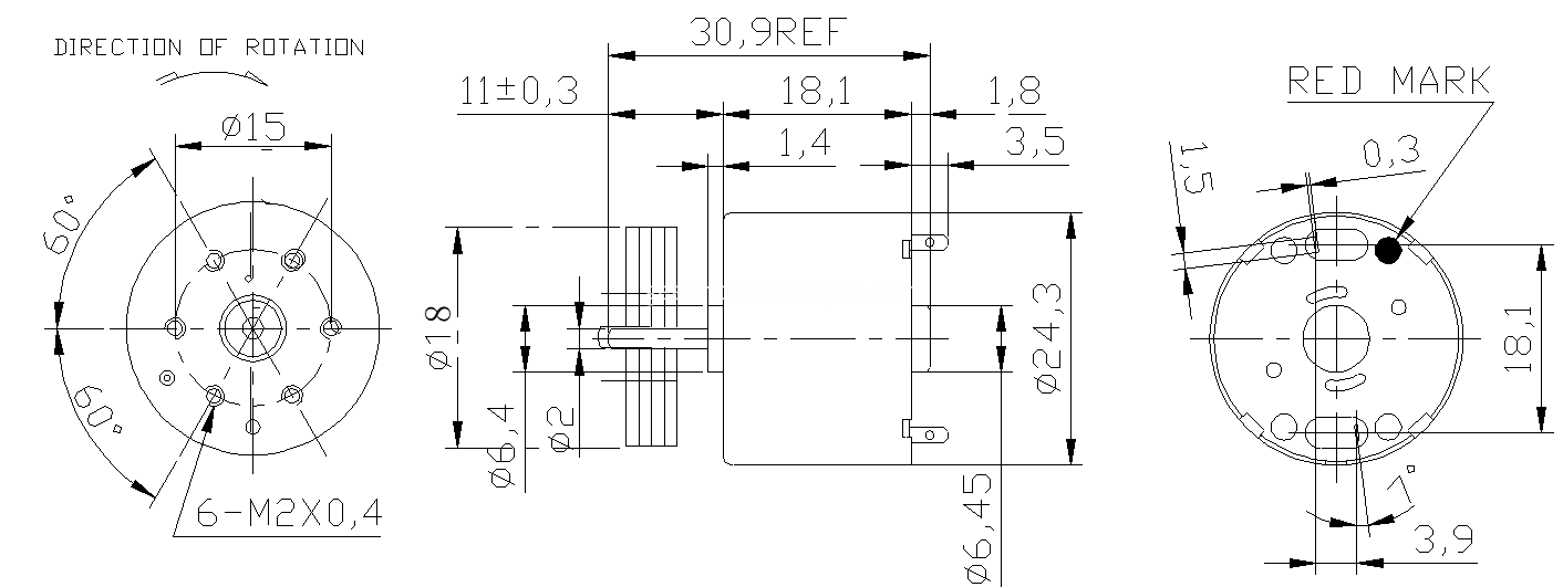 RF310 Vibration motor