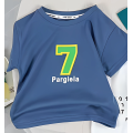 T-shirt de bebê 100% algodão de verão com impressão