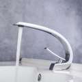 sanitary ware hot and cold brass chrome single handle bathroom wash basin tap faucet