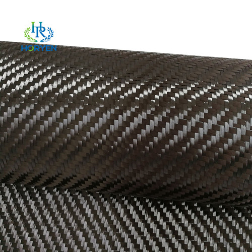 3K 240gsm Tissu de fibre de carbone en sergé nature