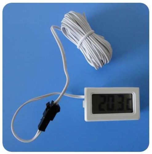 Abs White Digital Temperature For Thermostat Control Panel Long Life