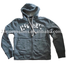 Men's / Women's cvc fleece jacket, hoody top, sweatshirt