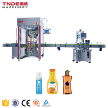 Automatic Nozzles Bottle Filling and Capping Machine for Juices, Milk, Essential Oils, and Drinking Water