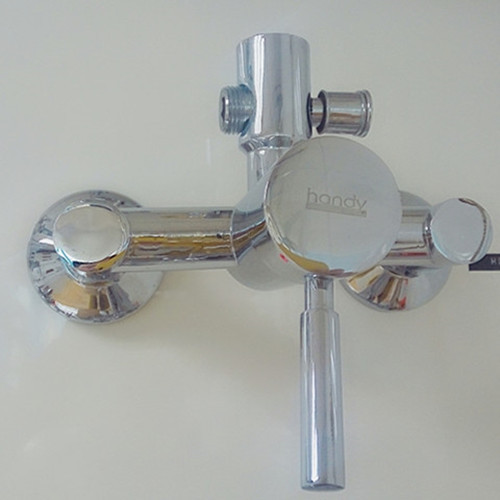 Chrome Plated Wall-mounted Rain Shower Mixer