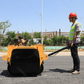 Gasolina/diesel Mini Compactor Road Roller Walk atrás do rolo da estrada