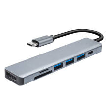 7-in-1 Multi Port USB C Hub with Card Reader for MacBook Pro