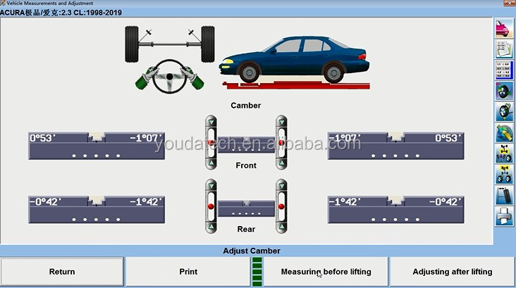 Hot sale ccd wheel alignment car aligner machine for sale