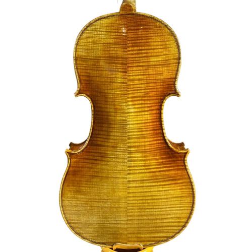 Flame Maple 4/4 Advanced Violin Handmade Oil Lack Violin