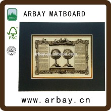 business gift thick picture frame matboard,acid free shadow box frame