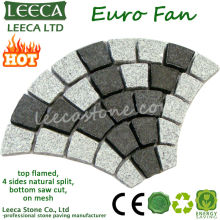 Flamed granite paving stone pattern