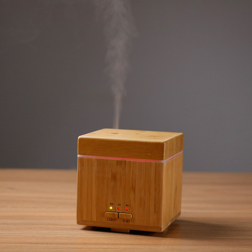 Humidifier Bamboo Electric diffuser maka mmanụ dị mkpa