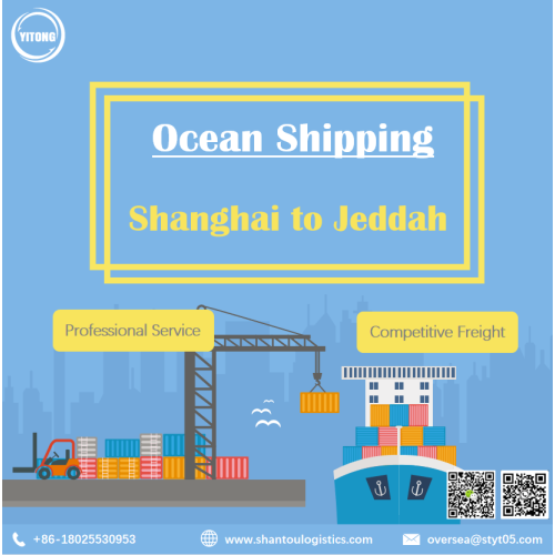 Flete marino de Shanghai a Jeddah