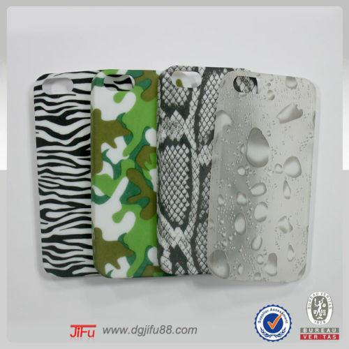 TPU + water-transfer printing case fits for iphone5, IMD printing case for iPhone5