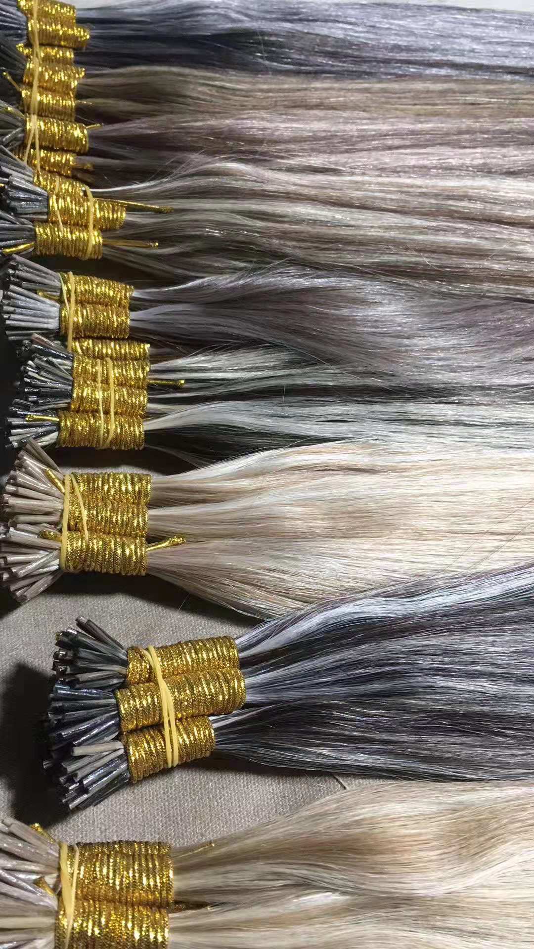 Wholesale 6D Hair Extension Double Drawn Italian Keratin Pre Bonded i Tip/U Tip/Tape In Hair Extensions Virgin Human Hair