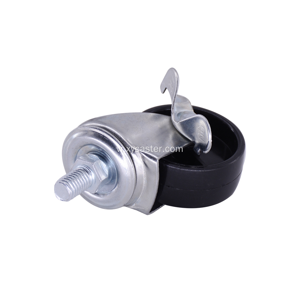 2 inch ren casters với phanh