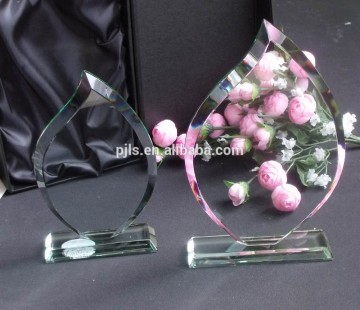 Jade Glass Blank Flame Engraved Awards Souvenir