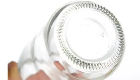 Clear Empty Container Milk Juice Glass Pudding Bottle with Plastic Cap