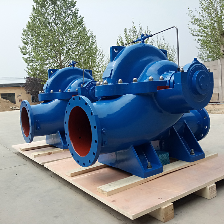 Cast iron double suction water pump without motor