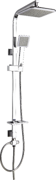 Square Stainless Steel Shower Column
